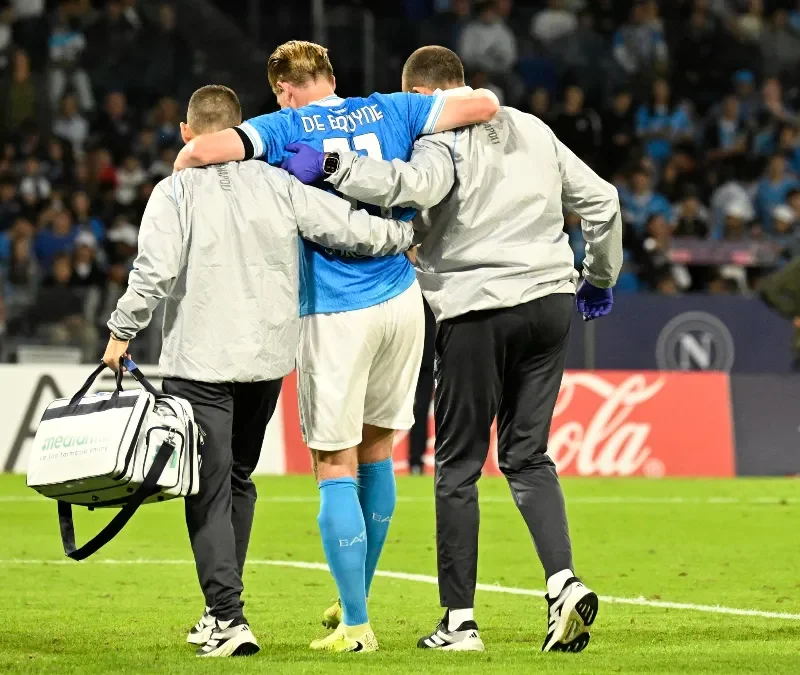 Napoli’de De Bruyne şoku: Penaltı sonrası sakatlandı