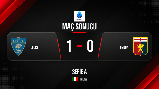 Lecce, Genoa’yı Banda’nın golüyle 1-0 geçti