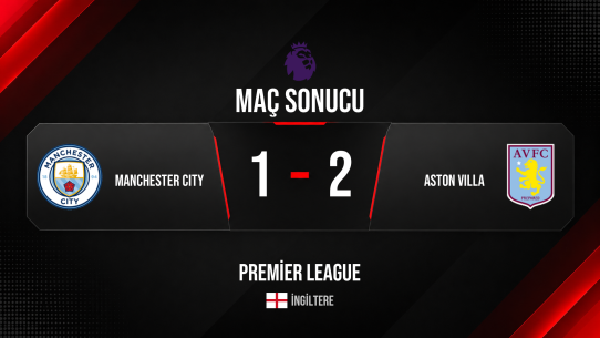 Manchester City 1-2 Aston Villa: Watkins çift golle sezonu kapattı