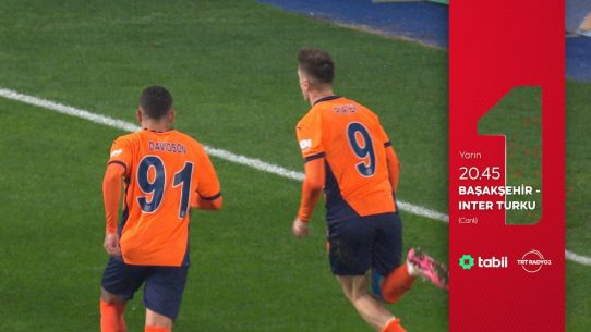 Başakşehir – Inter Turku maçı yarın TRT 1’de: saat 20.45
