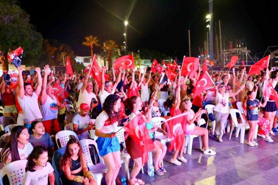 Filenin Sultanları’nın Avrupa şampiyonluğu Bodrum’u coşkuya boğdu