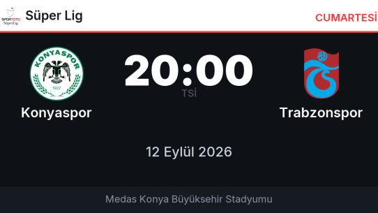 Konyaspor 1-0 Trabzonspor | Maç sonucu ve goller